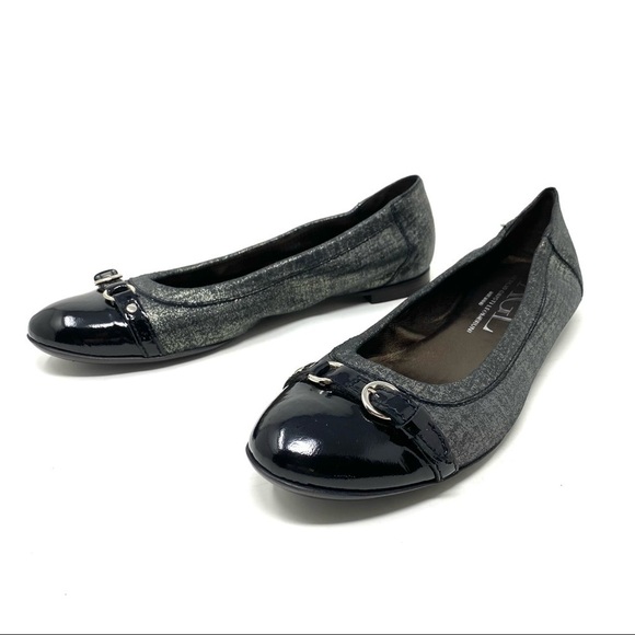 AGL metallic cap toe ballet flats 558034 - Picture 2 of 6